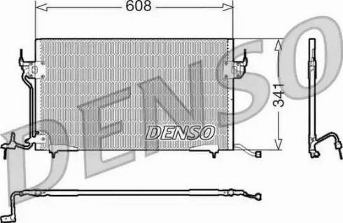 Denso DCN21010 - Конденсатор, кондиціонер autozip.com.ua
