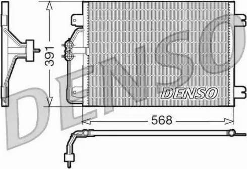 NPS DCN23010 - Конденсатор, кондиціонер autozip.com.ua