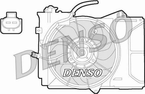NPS DER50001 - Вентилятор, охолодження двигуна autozip.com.ua