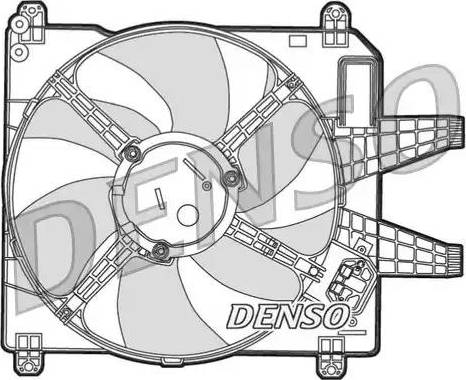 NPS DER09004 - Вентилятор, охолодження двигуна autozip.com.ua