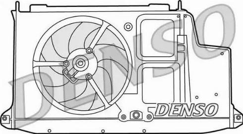 NPS DER21012 - Вентилятор, охолодження двигуна autozip.com.ua