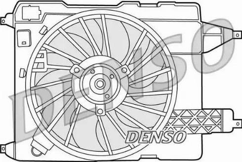 NPS DER23002 - Вентилятор, охолодження двигуна autozip.com.ua