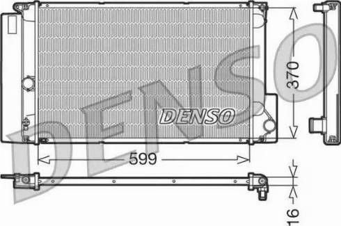 NPS DRM50026 - Радіатор, охолодження двигуна autozip.com.ua