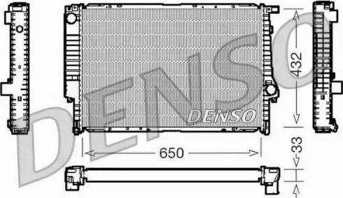 NPS DRM05066 - Радіатор, охолодження двигуна autozip.com.ua