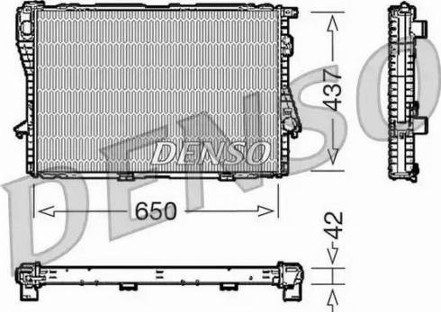 NPS DRM05068 - Радіатор, охолодження двигуна autozip.com.ua