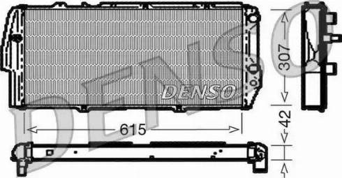 NPS DRM02040 - Радіатор, охолодження двигуна autozip.com.ua