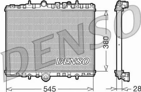 NPS DRM07056 - Радіатор, охолодження двигуна autozip.com.ua