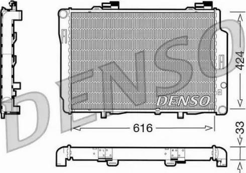 NPS DRM17070 - Радіатор, охолодження двигуна autozip.com.ua