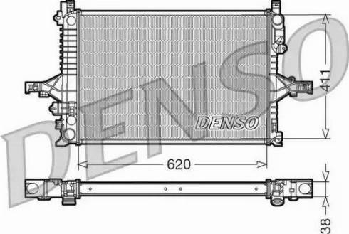 NPS DRM33065 - Радіатор, охолодження двигуна autozip.com.ua