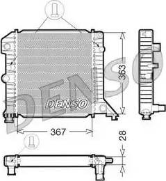 Denso DRM33020 - Радіатор, охолодження двигуна autozip.com.ua