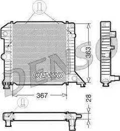 Denso DRM33020 - Радіатор, охолодження двигуна autozip.com.ua