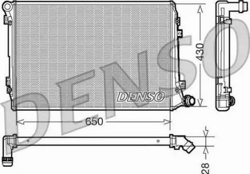 NPS DRM32037 - Радіатор, охолодження двигуна autozip.com.ua