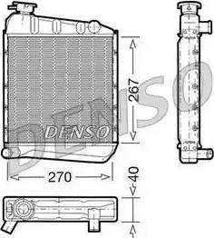 Denso DRM24030 - Радіатор, охолодження двигуна autozip.com.ua