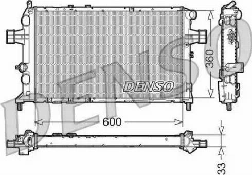 NPS DRM20018 - Радіатор, охолодження двигуна autozip.com.ua