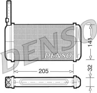 NPS DRR10002 - Теплообмінник, опалення салону autozip.com.ua