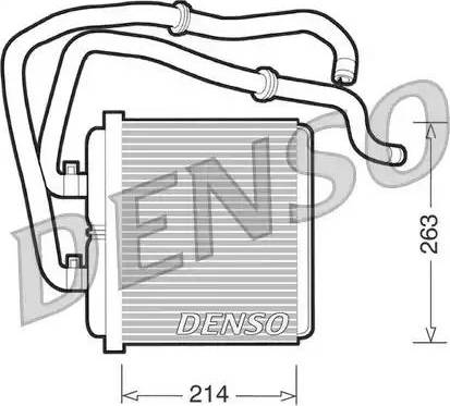 NPS DRR12003 - Теплообмінник, опалення салону autozip.com.ua