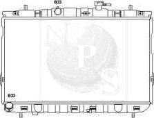 NPS H156I31 - Радіатор, охолодження двигуна autozip.com.ua