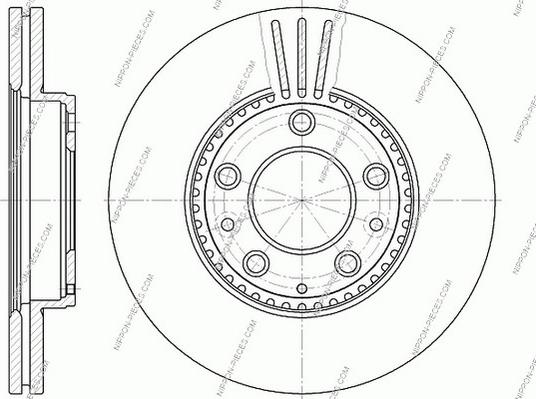 NPS M330A17 - Гальмівний диск autozip.com.ua