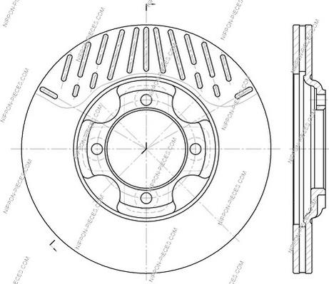 NPS M330A35 - Гальмівний диск autozip.com.ua