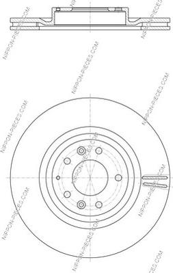 NPS M330A20 - Гальмівний диск autozip.com.ua