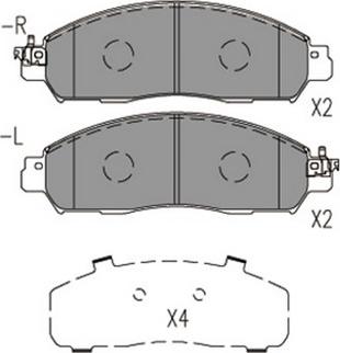 SAFETY TD1911 - Гальмівні колодки, дискові гальма autozip.com.ua