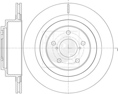 NPS S331U05 - Гальмівний диск autozip.com.ua