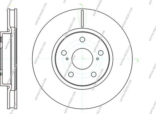 NPS T330A167 - Гальмівний диск autozip.com.ua