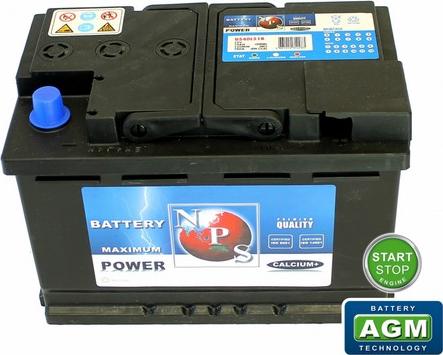 NPS U540L51B - Стартерна акумуляторна батарея, АКБ autozip.com.ua