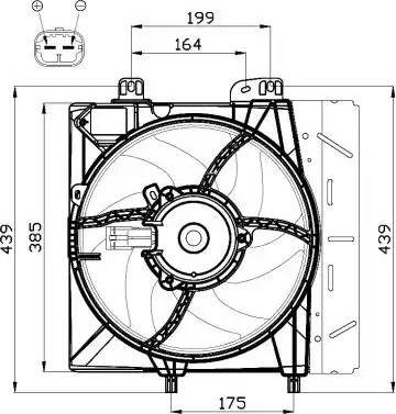 NRF 47495 - Вентилятор, охолодження двигуна autozip.com.ua