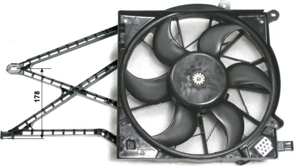 NRF 47582 - Вентилятор, охолодження двигуна autozip.com.ua