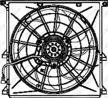NRF 47024 - Вентилятор, охолодження двигуна autozip.com.ua
