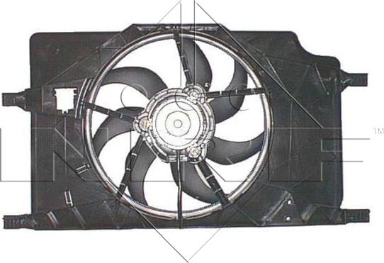 NRF 47364 - Вентилятор, охолодження двигуна autozip.com.ua