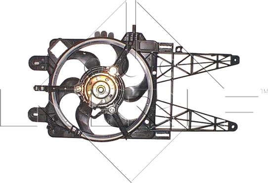 NRF 47246 - Вентилятор, охолодження двигуна autozip.com.ua