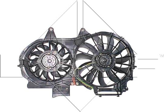 NRF 47205 - Вентилятор, охолодження двигуна autozip.com.ua