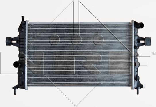 NRF 54668 - Радіатор, охолодження двигуна autozip.com.ua