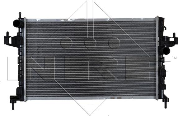 NRF 54753 - Радіатор, охолодження двигуна autozip.com.ua