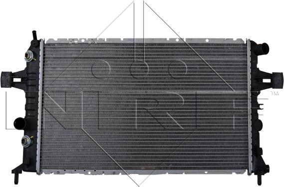 NRF 55351 - Радіатор, охолодження двигуна autozip.com.ua