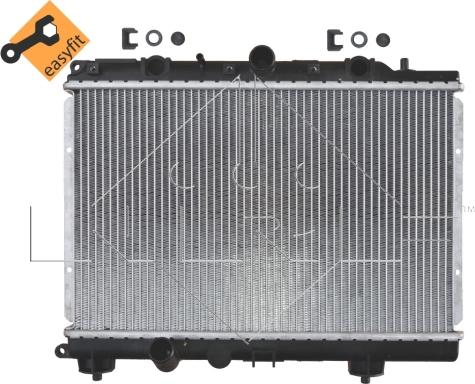 NRF 55307 - Радіатор, охолодження двигуна autozip.com.ua