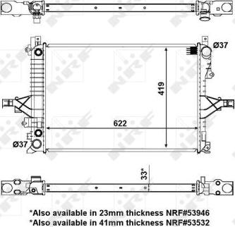 NRF 56125 - Радіатор, охолодження двигуна autozip.com.ua