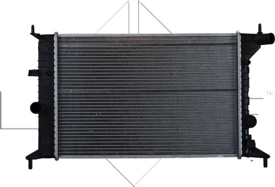 NRF 509516 - Радіатор, охолодження двигуна autozip.com.ua