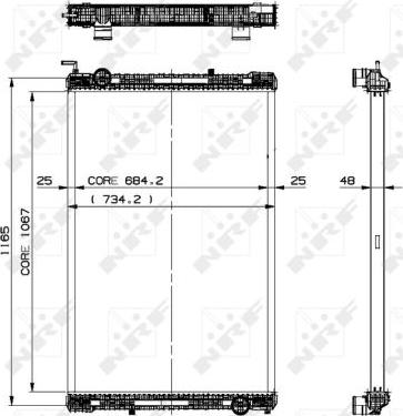 NRF 509885 - Радіатор, охолодження двигуна autozip.com.ua