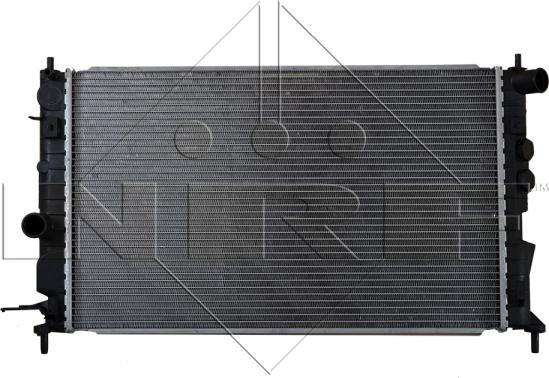 NRF 50563 - Радіатор, охолодження двигуна autozip.com.ua