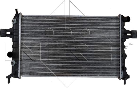 NRF 50562 - Радіатор, охолодження двигуна autozip.com.ua