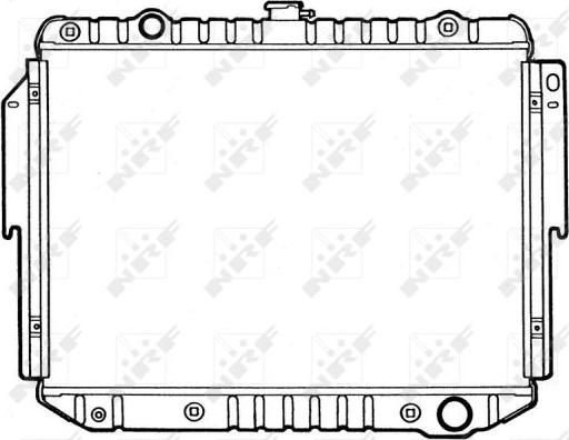 NRF 50349 - Радіатор, охолодження двигуна autozip.com.ua
