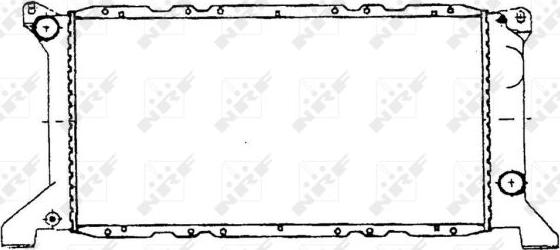 NRF 507373 - Радіатор, охолодження двигуна autozip.com.ua