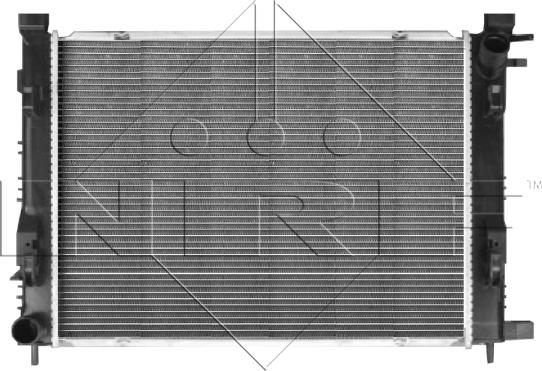 NRF 58444 - Радіатор, охолодження двигуна autozip.com.ua