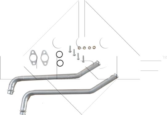NRF 58617 - Теплообмінник, опалення салону autozip.com.ua