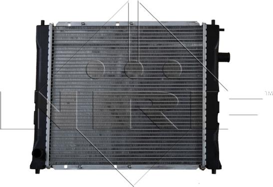 NRF 58107 - Радіатор, охолодження двигуна autozip.com.ua