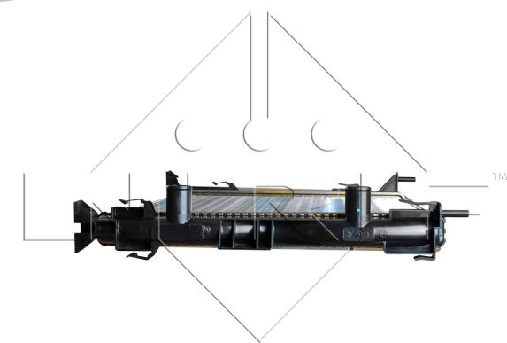 NRF 58328 - Радіатор, охолодження двигуна autozip.com.ua