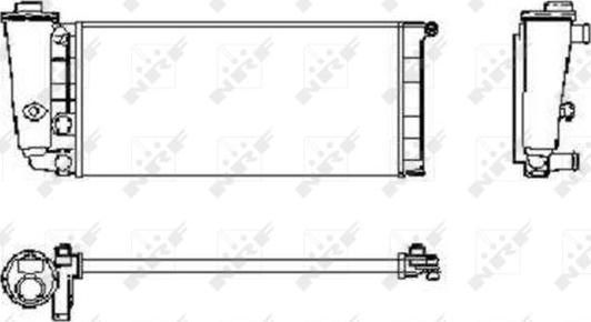 NRF 58781 - Радіатор, охолодження двигуна autozip.com.ua
